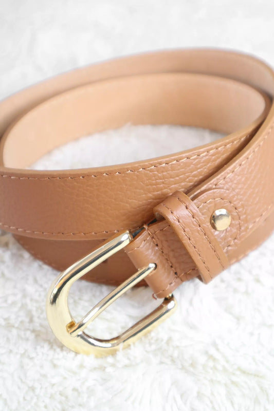 Made in Italy Leather Belt | Tan