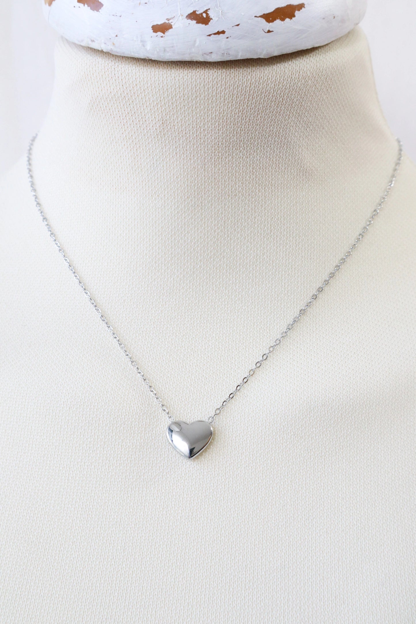 Heart Necklace | Silver Color