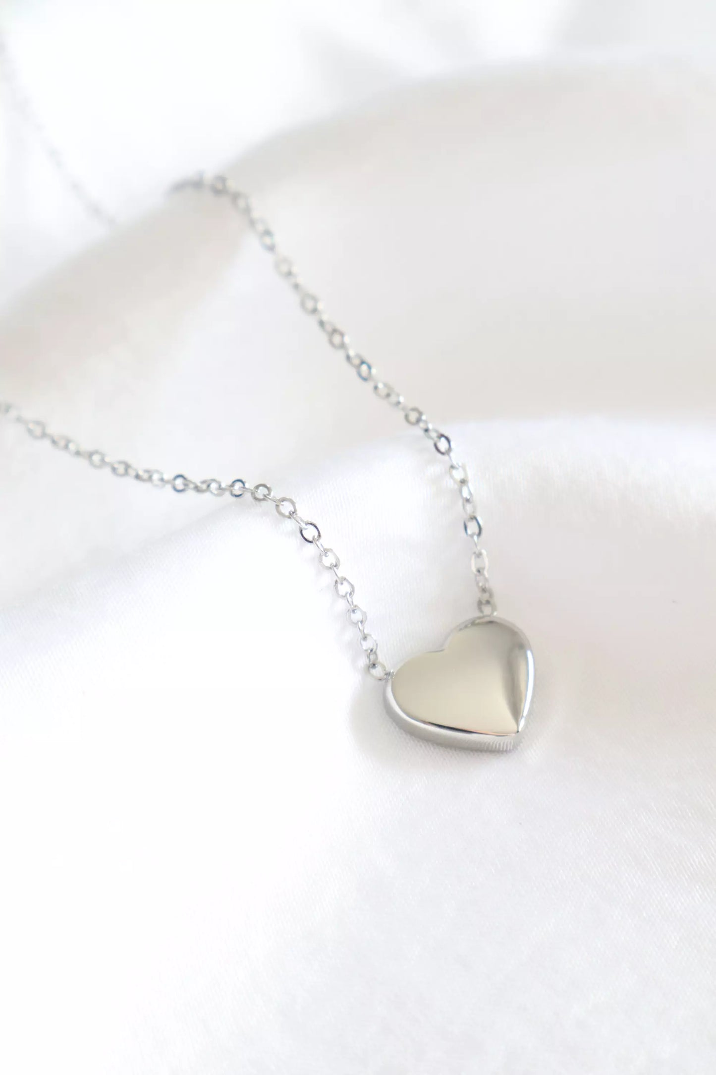 Heart Necklace | Silver Color