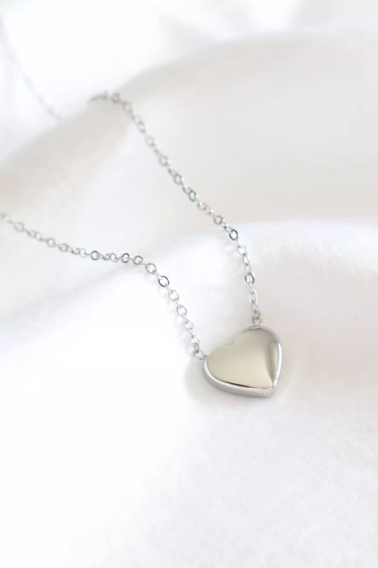 Heart Necklace | Silver Color