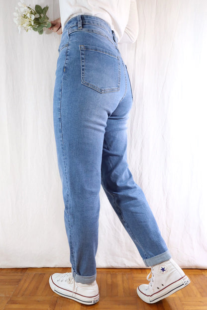 Jeans Slim Mom | Lavaggio Chiaro