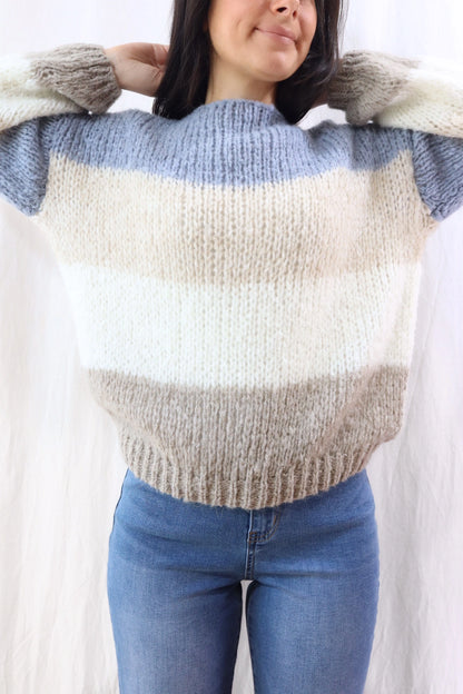 Pullover a Rigoni in Misto Mohair | Toni Azzurro