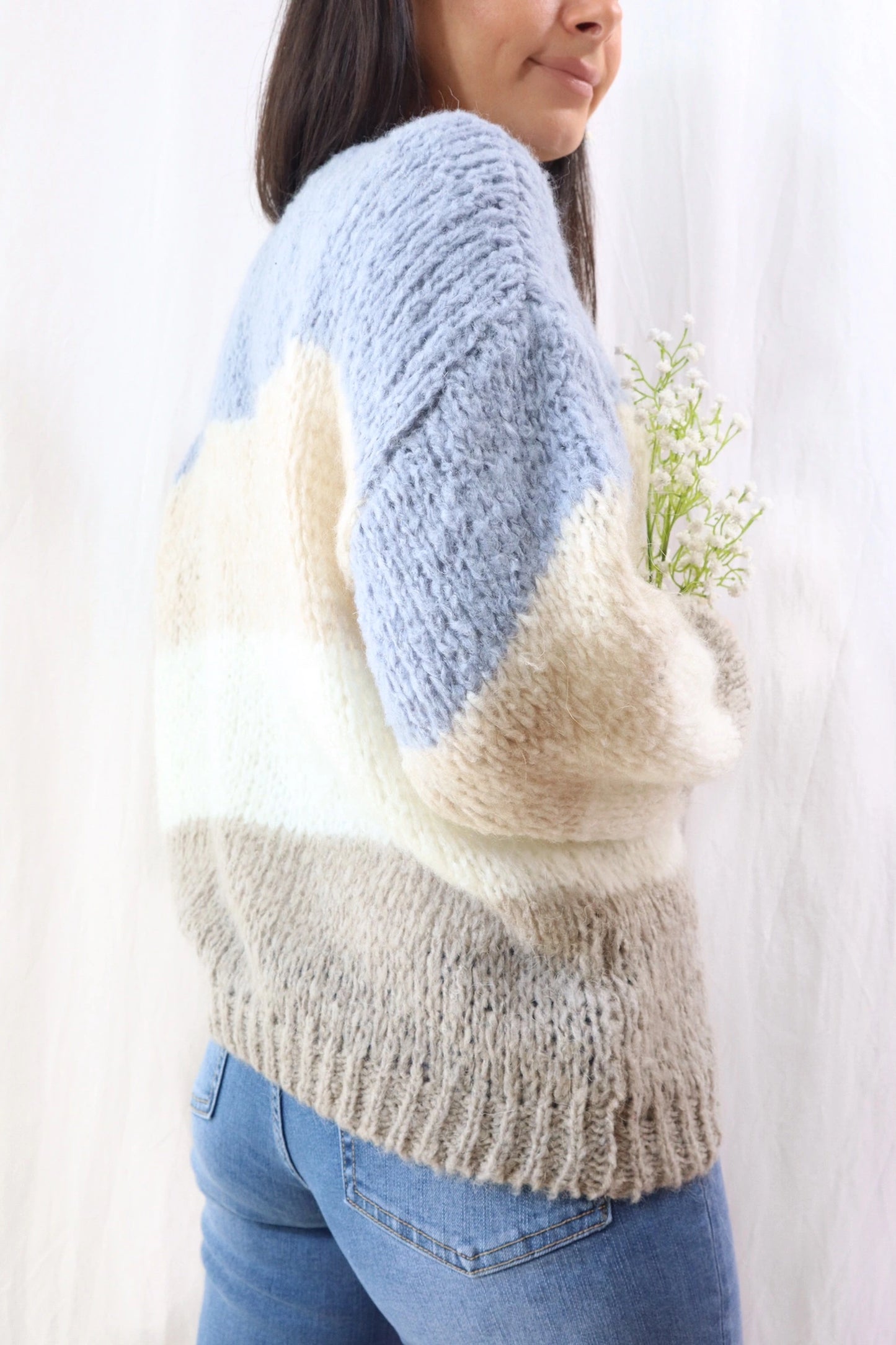 Pullover a Rigoni in Misto Mohair | Toni Azzurro