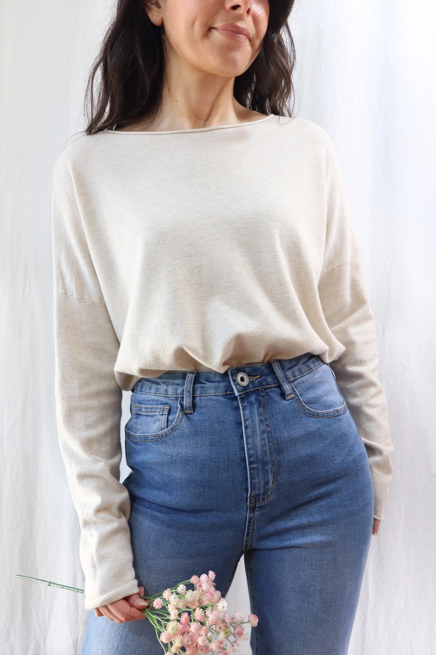 Relaxed-fit Sweater | Beige