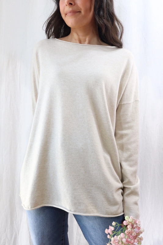 Relaxed-fit Sweater | Beige