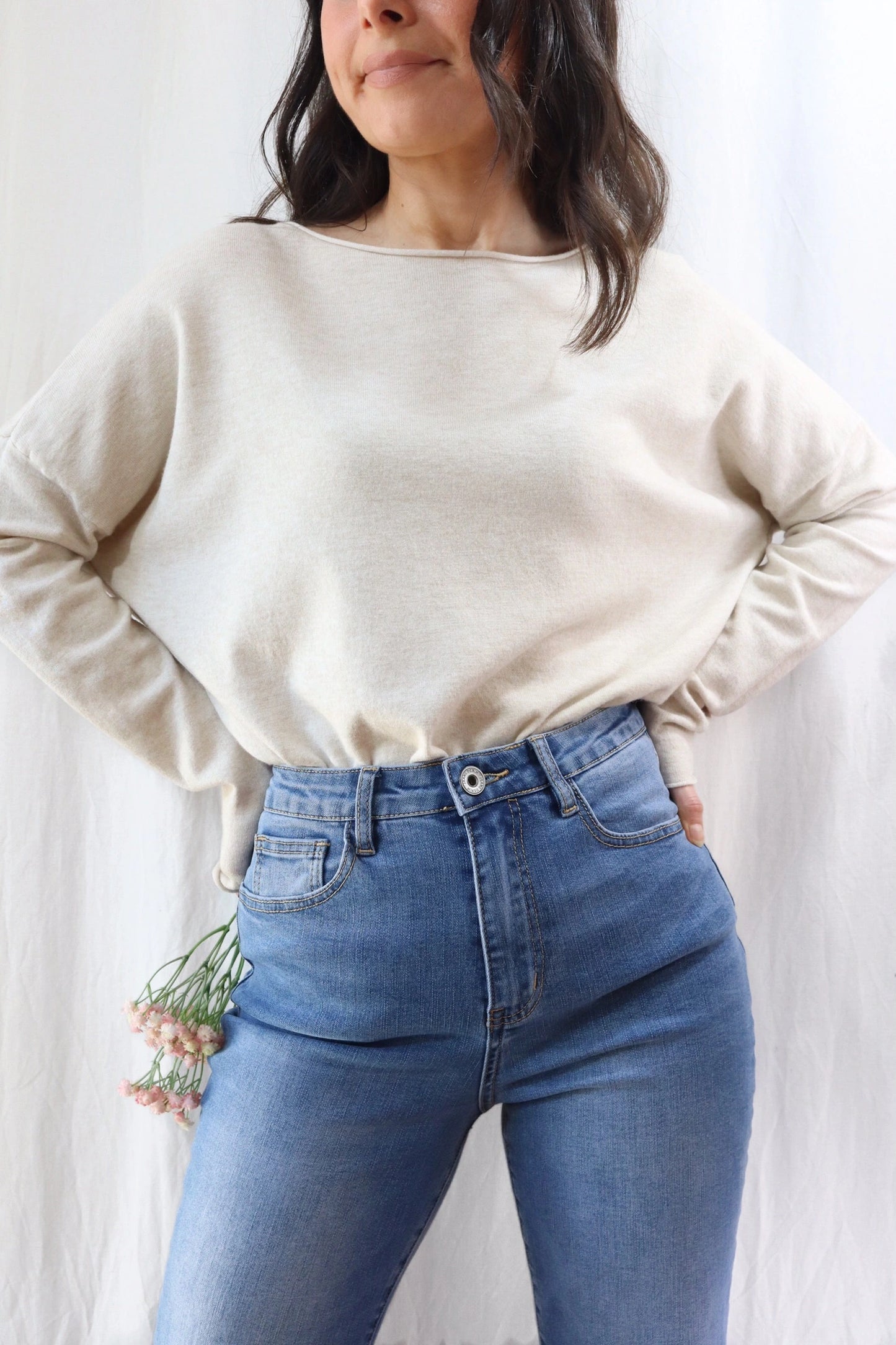 Relaxed-fit Sweater | Beige